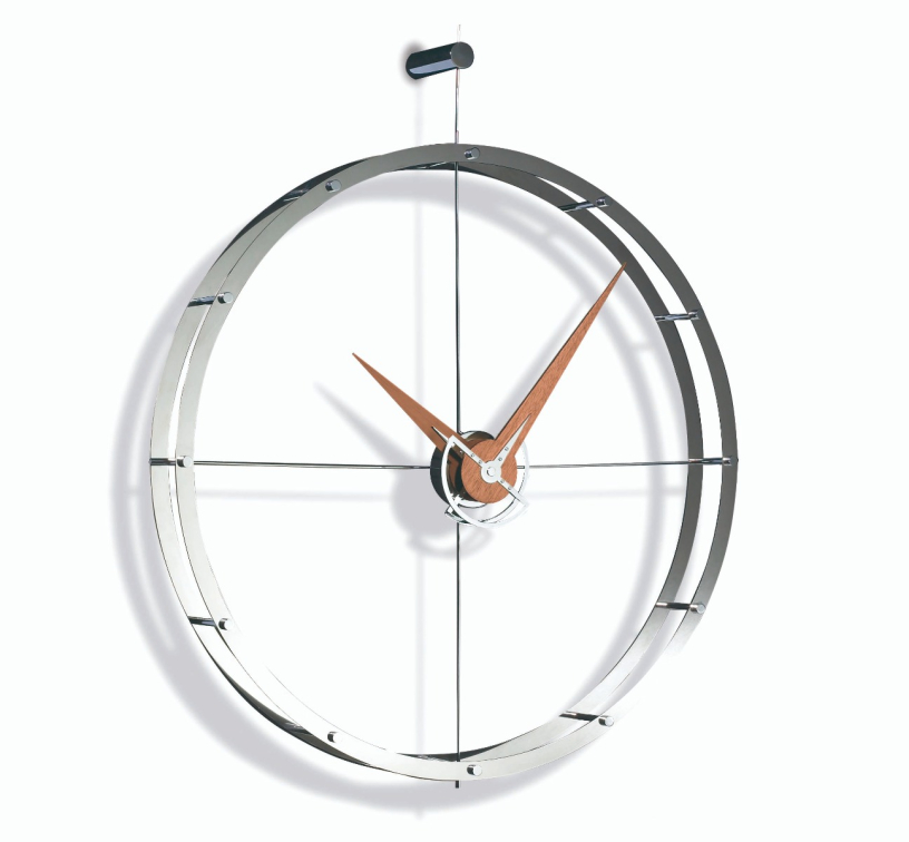 DOBLE O - Modern and Elegant Wall Clock by Nomon | Barcelonaconcept
