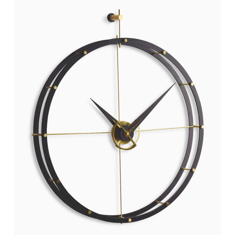 DOBLE O - Modern and Elegant Wall Clock by Nomon | Barcelonaconcept